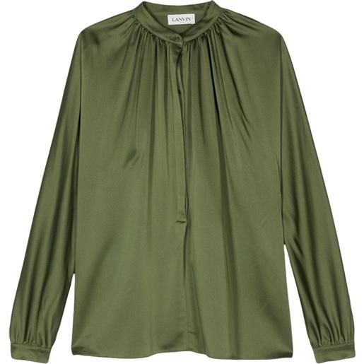 Lanvin blusa svasata - verde