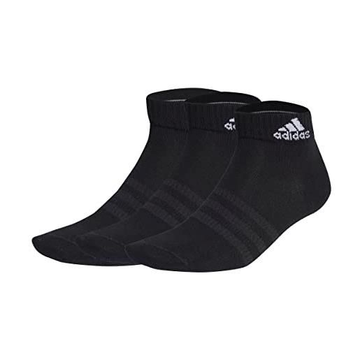 adidas ic1282 t spw ank 3p calzini unisex adulto black/white taglia 25-27