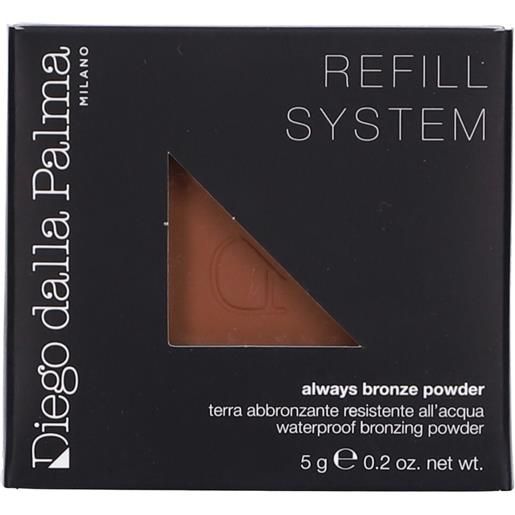 Cosmetica HUB SpA diego dalla palma always bronze - terra abbronzante resistente all'acqua colore 113 cacao chiaro refill 1 pz make up