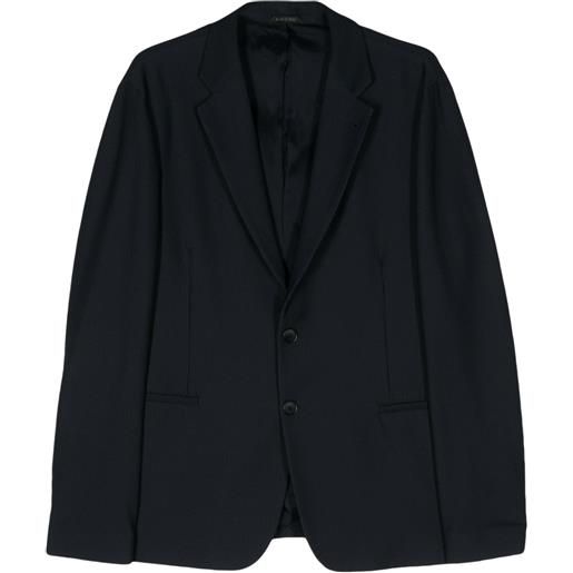 Giorgio Armani blazer monopetto - blu
