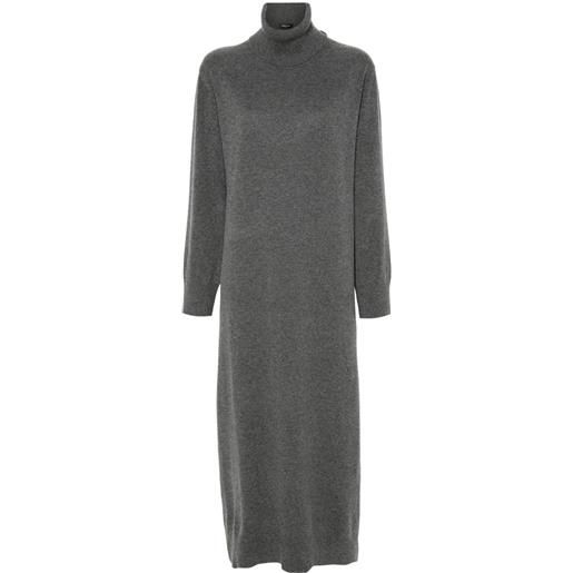 Fabiana Filippi abito lungo platinum - grigio