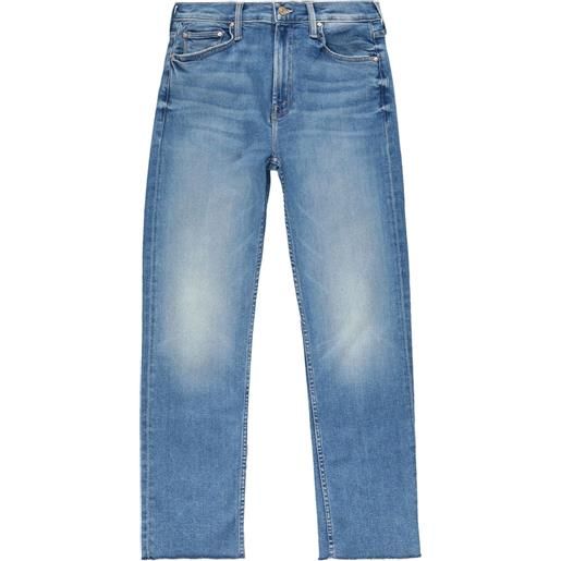 MOTHER jeans the mid rise rider - blu