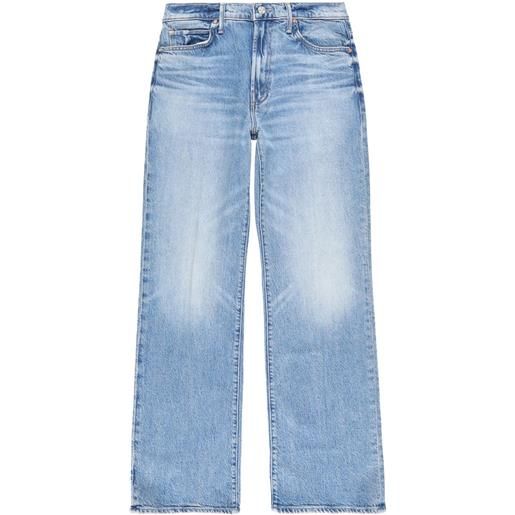 MOTHER jeans the kick it a gamba ampia - blu