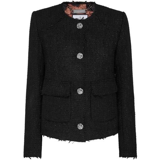 Philipp Plein giacca in tweed - nero