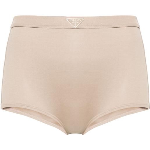 Prada shorts corti - toni neutri