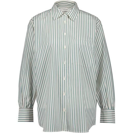 FRAME camicia a righe - verde