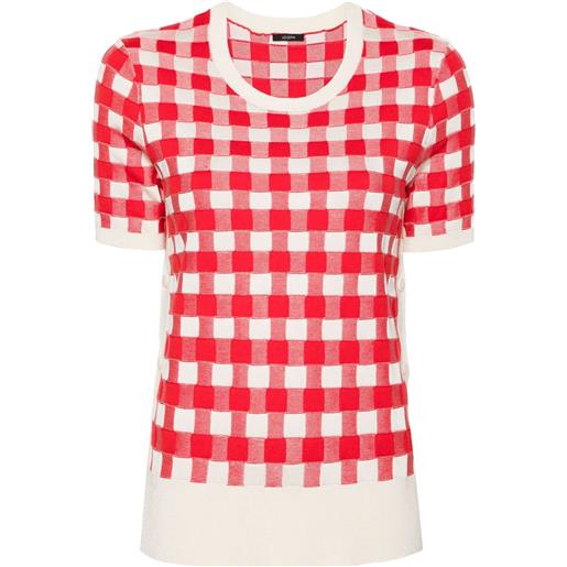 JOSEPH maglione a quadri vichy - toni neutri