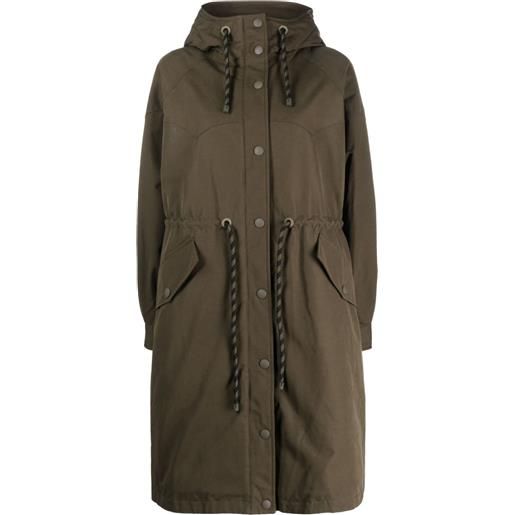 Woolrich parka con coulisse - verde