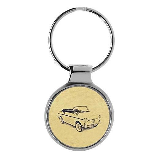 KIESENBERG portachiavi regalo per autobianchi bianchina cabrio fan a-4108