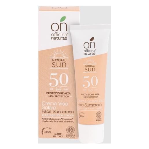 officina naturae - onsun crema viso solare spf 50