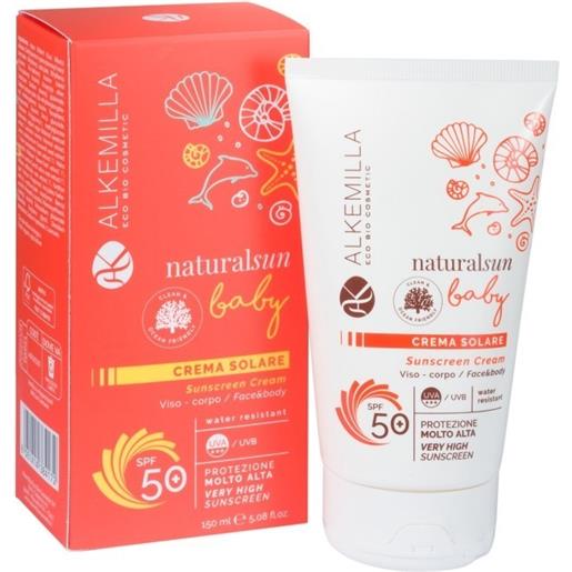 Alkemilla - crema solare viso e corpo baby spf 50