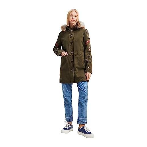 Desigual jacket_detroit, 4003 military green, l, verde, l
