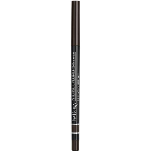 IsaDora eyeliner intenso 24h wear 0,35g - 61 nero marrone 5 g stick