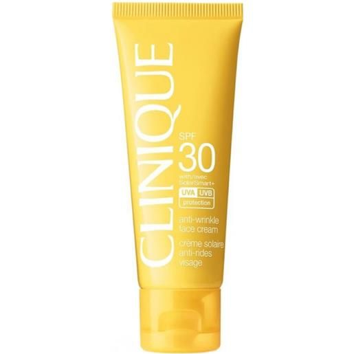 Clinique broad spectrum spf 30 sunscreen oil-free face cream 50 ml crema bb riduce visibilmente l'aspetto di linee e rughe grazie a un complesso esclusivo di correttori ottici