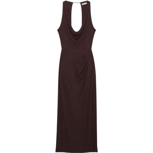 Simkhai abito da sera kosme - marrone