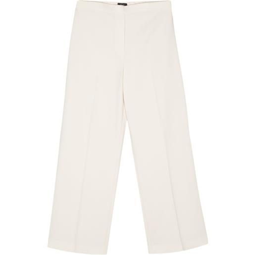 Theory pantaloni a gamba ampia - bianco