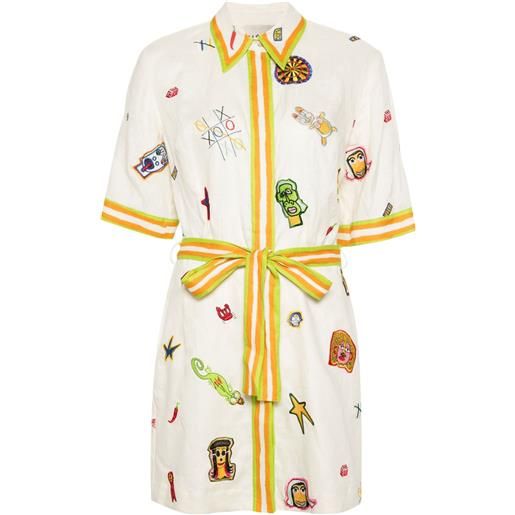 ALEMAIS abito corto x michael swaney - toni neutri