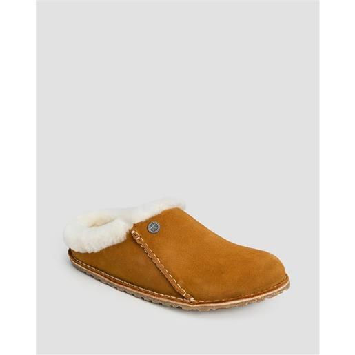 Birkenstock pantofole di lana Birkenstock zermatt premium shearling narrow