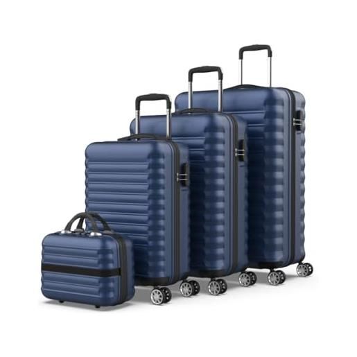Valigie Trolley Colorate Set Valigie CROSS Trolley Con Guscio