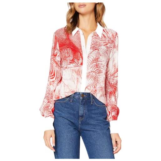 Roberto Cavalli cavalli class camicia donna, carminio, 40