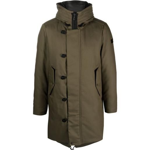 Peuterey parka imbottito con cappuccio - verde