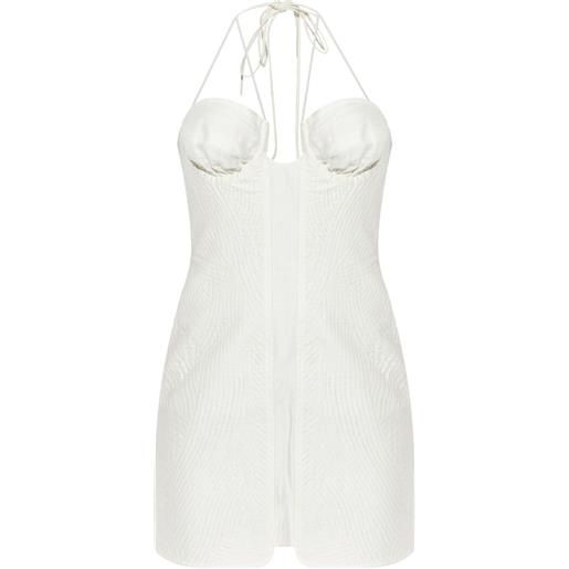 Cult Gaia abito da cocktail tia - bianco