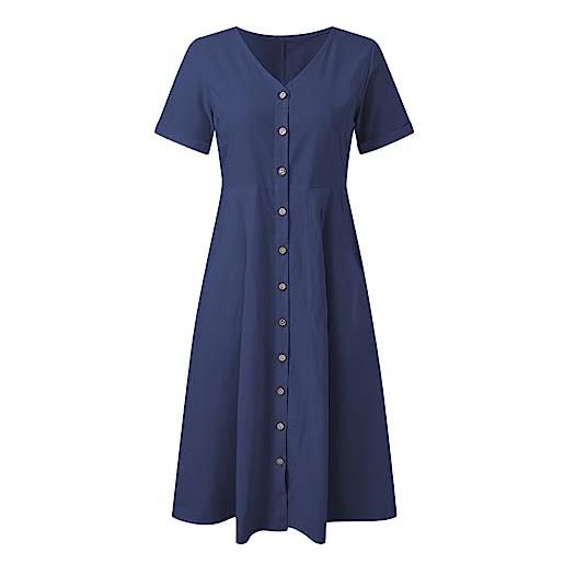 Cocila vestitino donna raso vestito corto cerimonia vestiti donna estivi lilla abito t shirt cotone vestiti donna estivi per discoteca vestito lungo donna manica corta (bu2, l)
