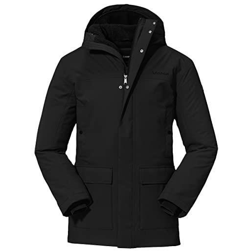 Schöffel rotterdam, parka uomo, black, 48