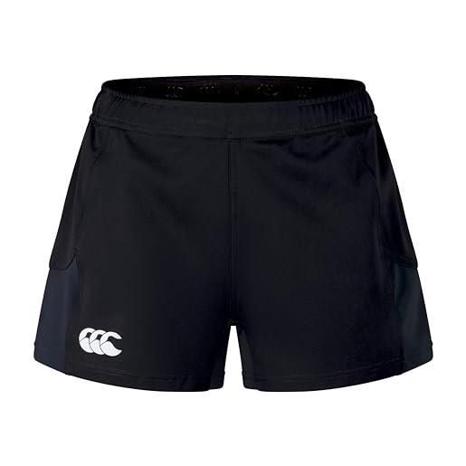 Canterbury advantage 2.0 pantaloncini per donna, black, 40 eu