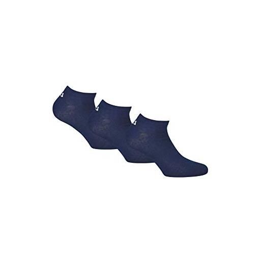 Fila f9100, calzini unisex, navy, 43/46, confezione da 3 paia