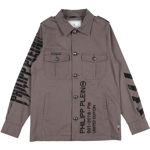 PHILIPP PLEIN - camicia tinta unita
