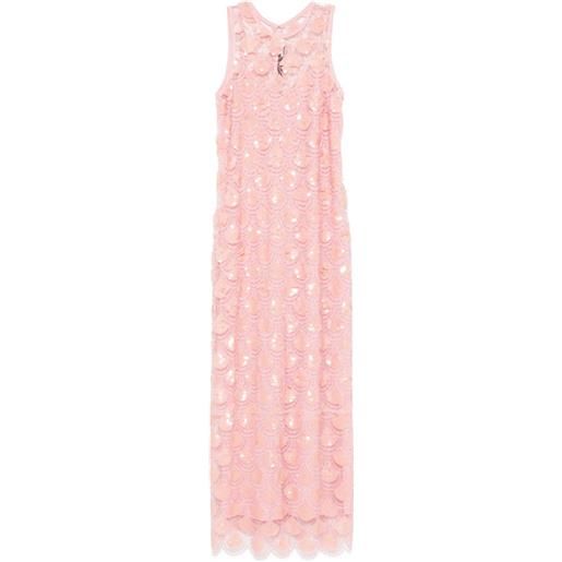 ROTATE BIRGER CHRISTENSEN abito lungo smanicato - rosa