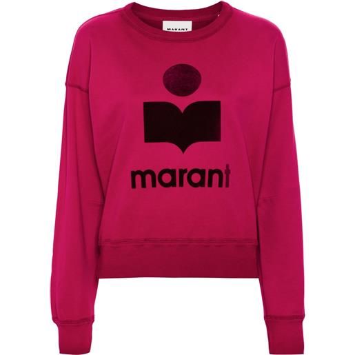 MARANT ÉTOILE felpa mobyli con stampa - rosa