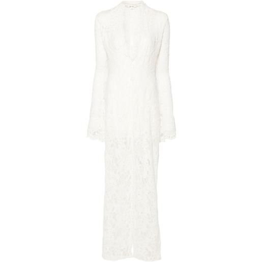 MANURÍ abito sally con fodera - bianco