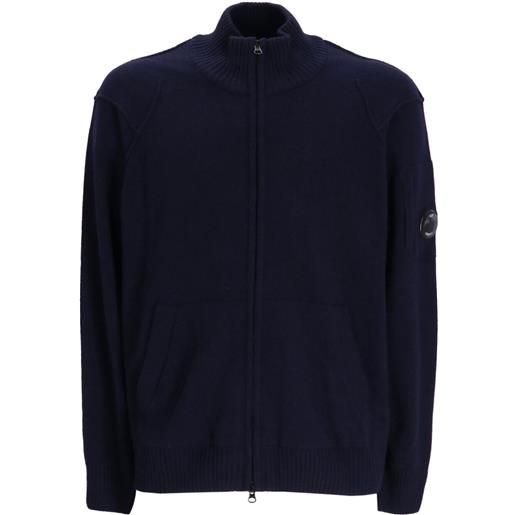 C.P. Company cardigan con zip - blu