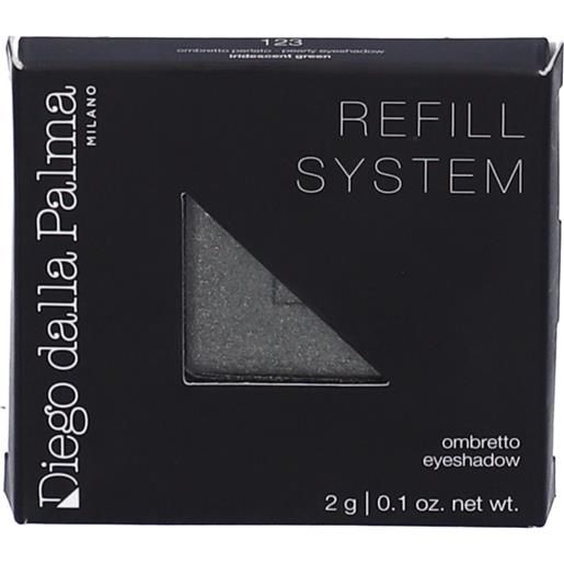Cosmetica HUB SpA diego dalla palma ombretto perlato tonalità 123 iridescent green 1 pz make up