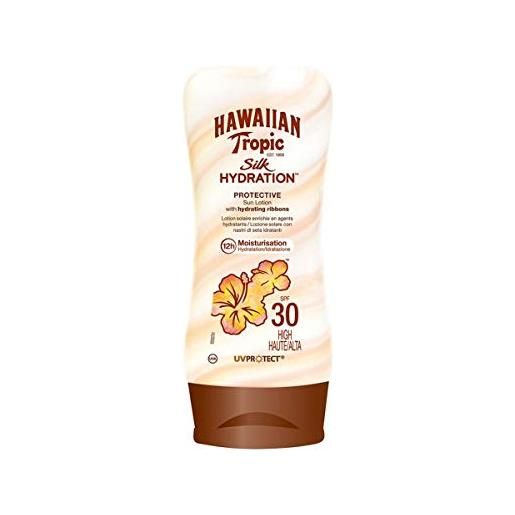 HAWAIIAN Tropic silk hydration lozione spf 30, 180 ml, confezione da 1