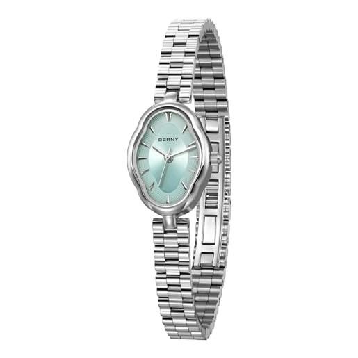 BERNY orologio per le donne orologi al quarzo 3atm impermeabile moda femminile orologio da polso idear regali per le ragazze