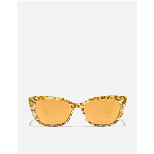 Dolce & Gabbana occhiali da sole maiolica gialla