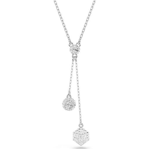 SWAROVSKI pendente dextera bianco, placcatura rodio 5693207