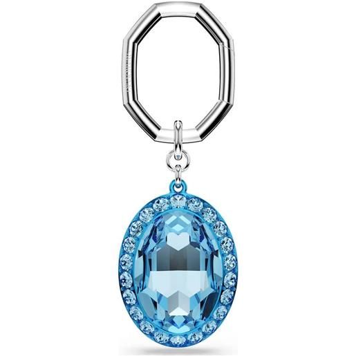 SWAROVSKI portachiavi lucent, azzurro, placcatura mista 5666644