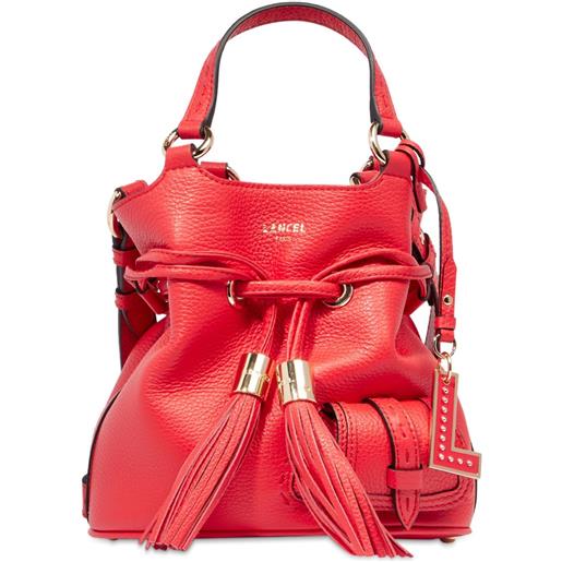 Lancel borsa a secchiello premier flirt piccola - rosso