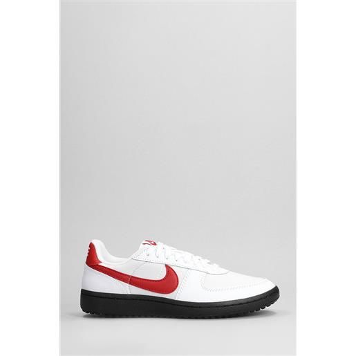 Nike sneakers field general 82 sp in pelle e tessuto bianco