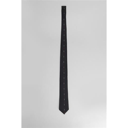 Ys Yohji Yamamoto cravatta in seta nera