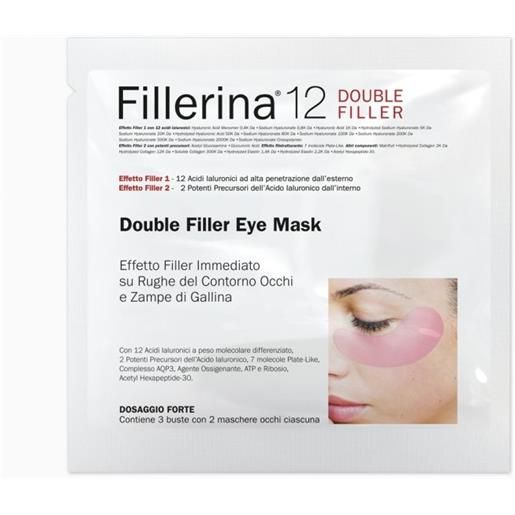LABO INTERNATIONAL Srl fillerina 12 double filler maschera occhi base dosaggio unico 3 pezzi
