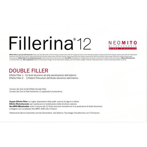 LABO INTERNATIONAL Srl fillerina 12 double filler neo mito base grado 4 gel 30 ml + emulsione 30 ml