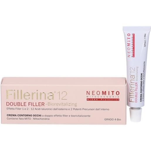 LABO INTERNATIONAL Srl fillerina 12 double filler neo mito biorevitalizing eye contour cream grado 4 bio 15 ml