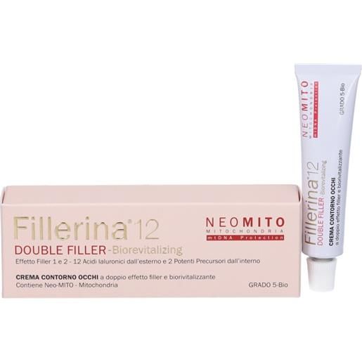 LABO INTERNATIONAL Srl fillerina 12 double filler neo mito biorevitalizing eye contour cream grado 5 bio 15 ml