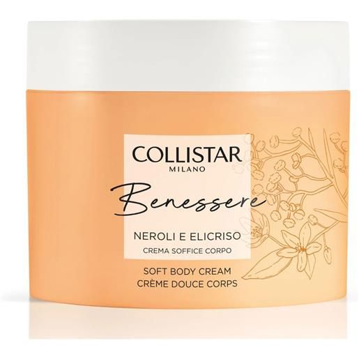 Collistar benessere neroli e elicriso - crema soffice corpo 200 ml