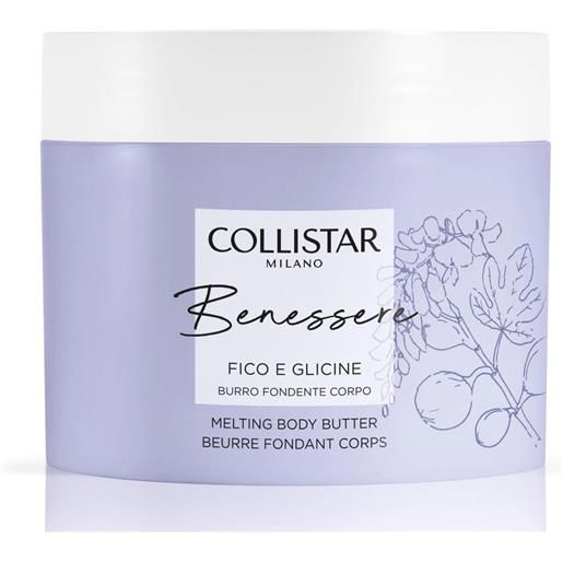 Collistar benessere fico e glicine - burro fondente corpo 200 ml burro corpo ultra ricco e fondente